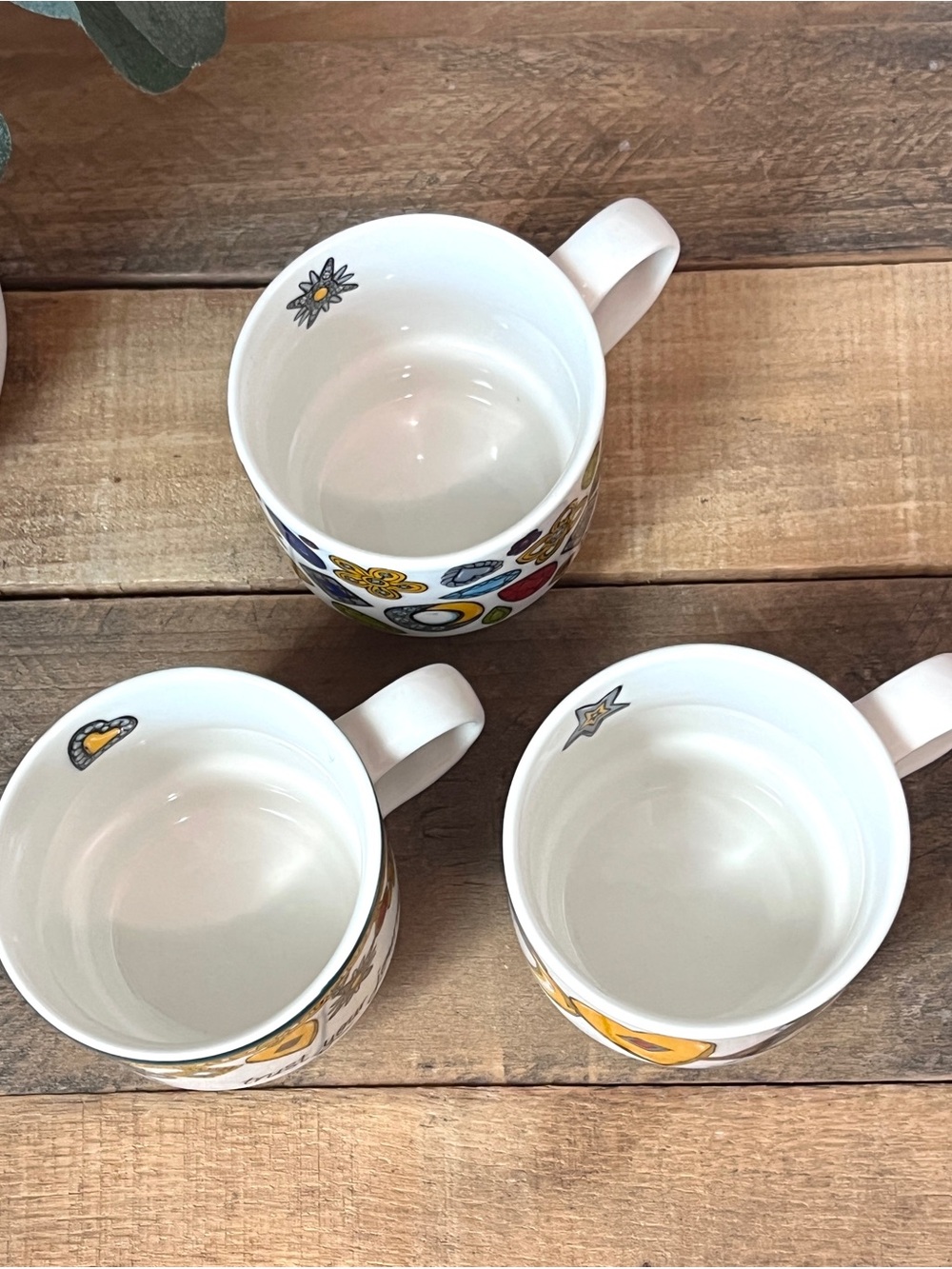 Brighton VIP Exclusive Stackable Ceramic Mugs Set of 3 Love Trust Your Journey - Picture 5 of 6
